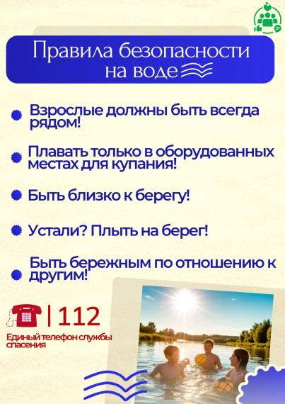 Безопасность на воде.